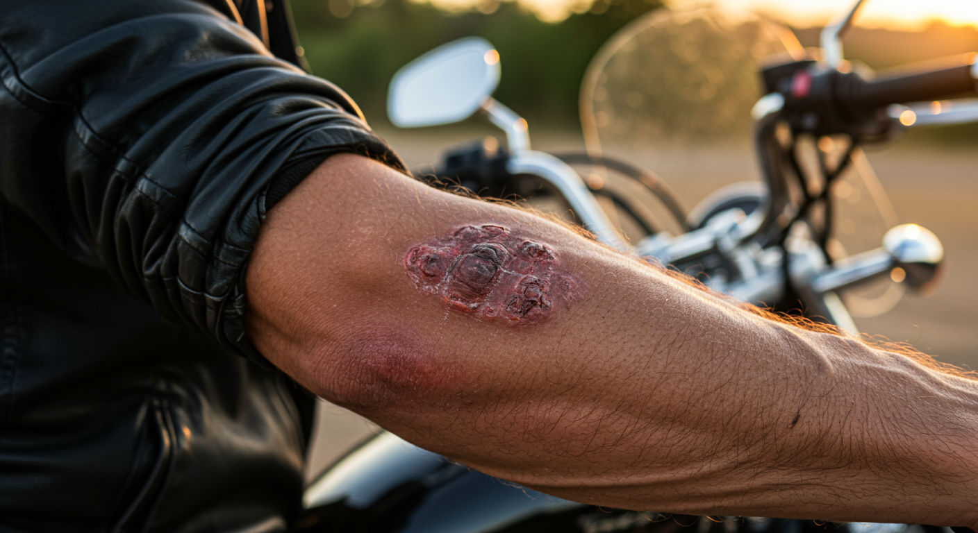 Road Rash Injiry Road Rash After a Motorcycle Accident: Treatment & Legal - Motorcycle ...